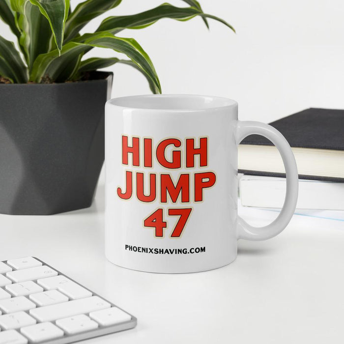 High Jump 47 Coffee Mug | Available in 2 Sizes! - Phoenix Artisan Accoutrements
