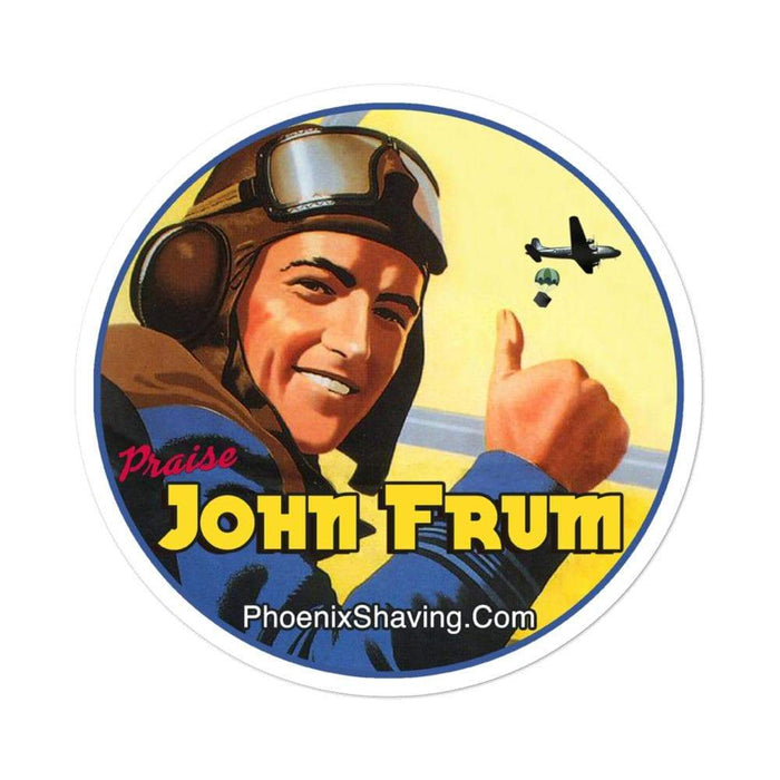 John Frum Epic Vinyl Sticker | 3 Sizes - Phoenix Artisan Accoutrements