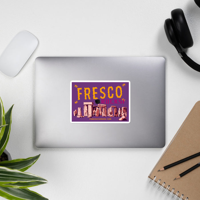 Fresco Rocks! Bubble-Free Stickers | Available in 3 Sizes! - Phoenix Artisan Accoutrements