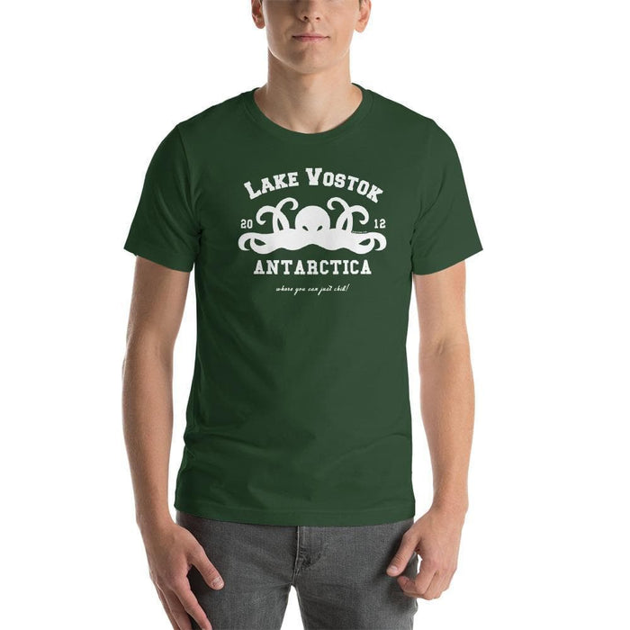 Lake Vostok Tourist T-Shirt - "where you can just chill!" - Phoenix Artisan Accoutrements