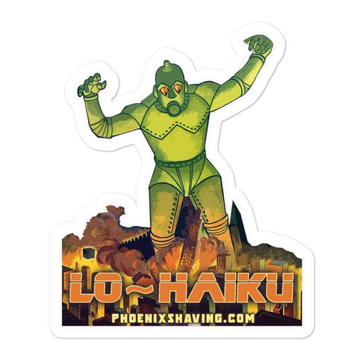 Lo - Haiku Vinyl Sticker | 3 Sizes - Phoenix Artisan Accoutrements