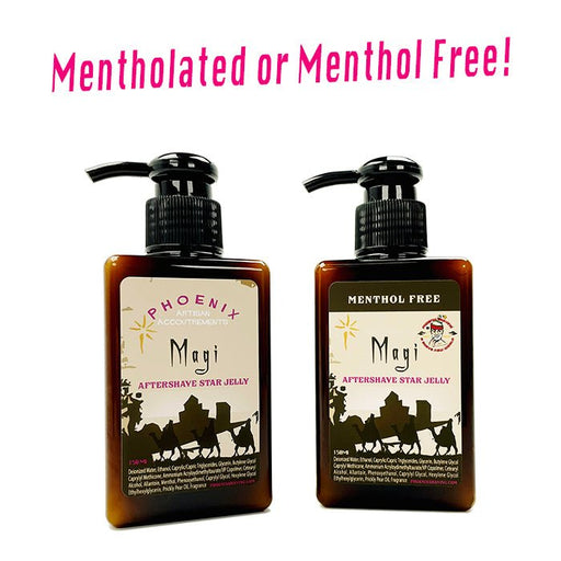 MAGI : Frankincense & Myrrh Star Jelly Aftershave | Seasonal Favorite! | Choose Mentholated or Menthol Free! - Phoenix Artisan Accoutrements