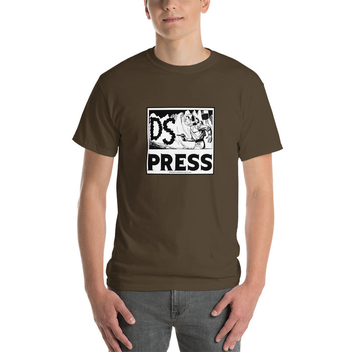 Dirty Smirk Press Short Sleeve T-Shirt | Heavy Weight Sturdy Cut - Phoenix Artisan Accoutrements