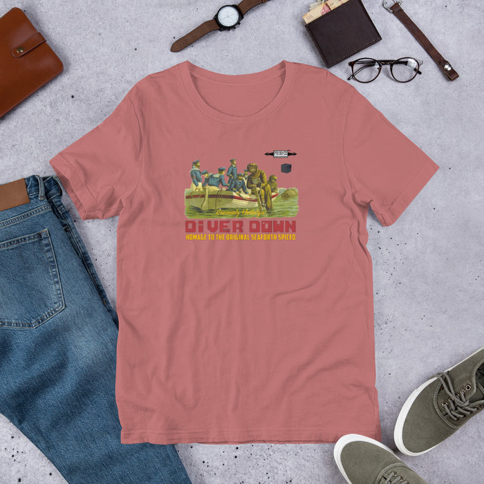 Diver Down Homage to the Original Seaforth Spiced! Short-Sleeve Unisex T-Shirt | 15 Colors to Choose From! - Phoenix Artisan Accoutrements