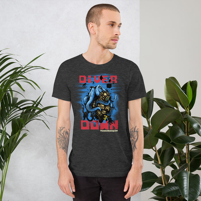 Diver Down Homage to the Original Seaforth Spiced! Short-Sleeve Unisex T-Shirt - Phoenix Artisan Accoutrements