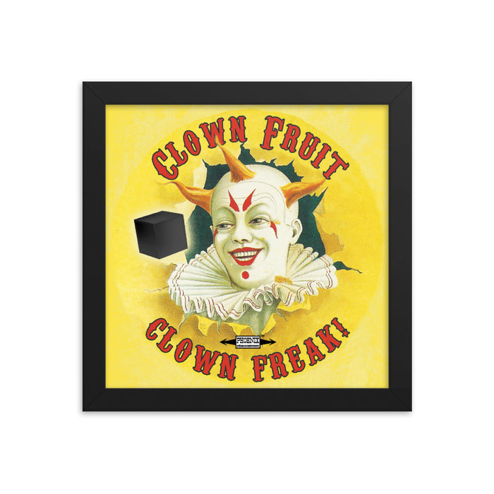 Clown Fruit Framed Print | Available in 5 Sizes!!!! - Phoenix Artisan Accoutrements