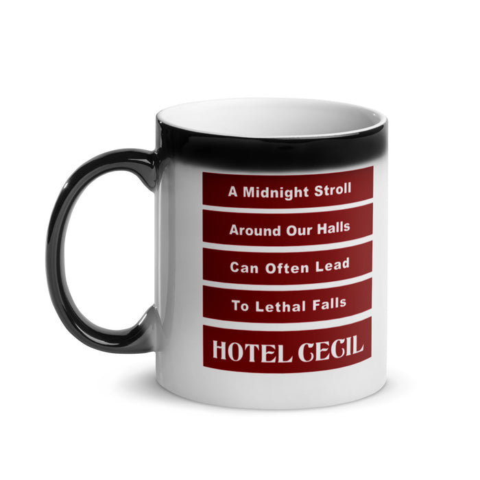 Hotel Cecil Glossy Magic Coffee Mug - Phoenix Artisan Accoutrements