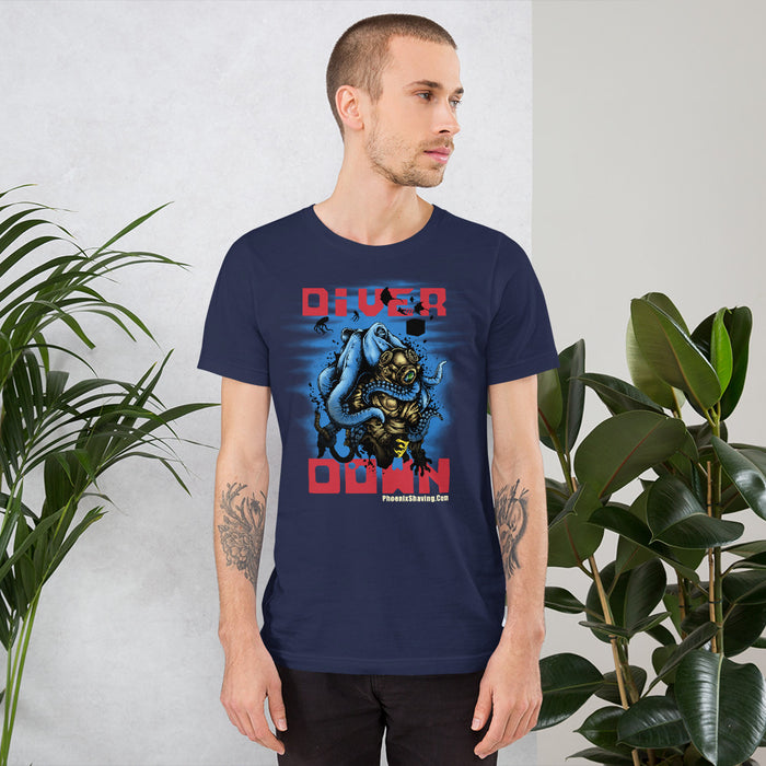 Diver Down Homage to the Original Seaforth Spiced! Short-Sleeve Unisex T-Shirt - Phoenix Artisan Accoutrements