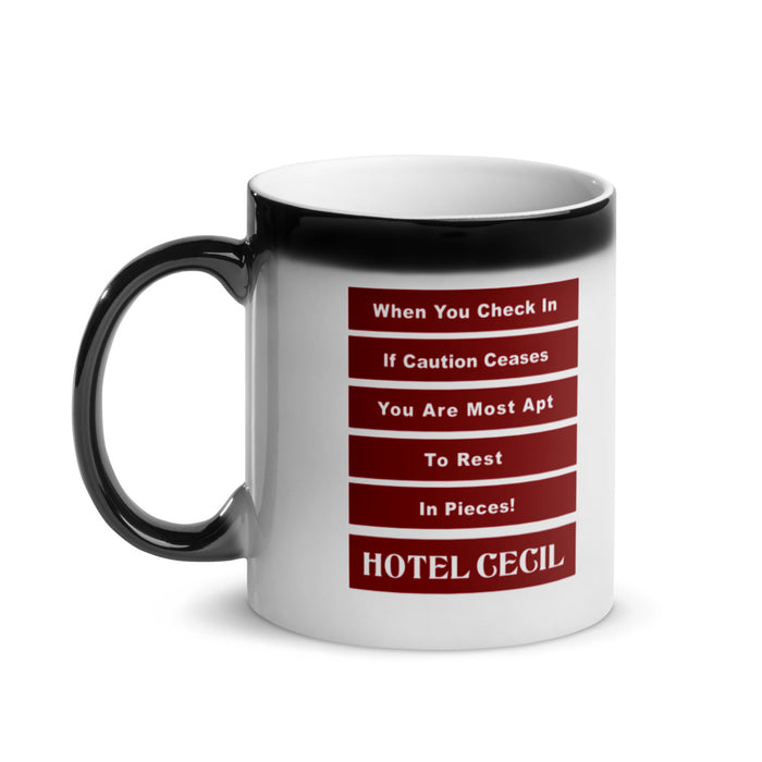 Hotel Cecil Glossy Magic Coffee Mug Alternate Jingle - Phoenix Artisan Accoutrements