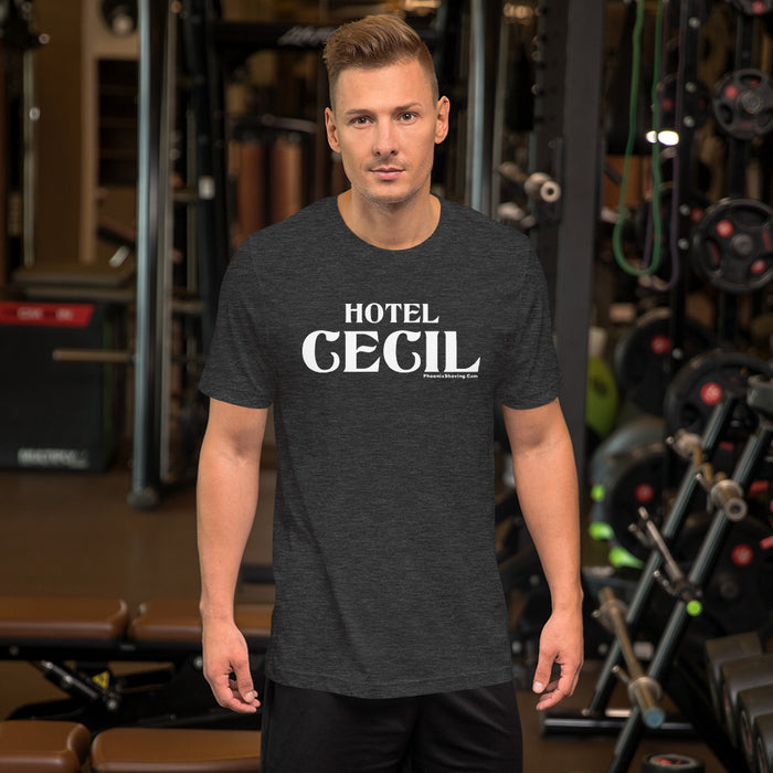 Hotel Cecil Short-Sleeve Unisex T-Shirt - Phoenix Artisan Accoutrements
