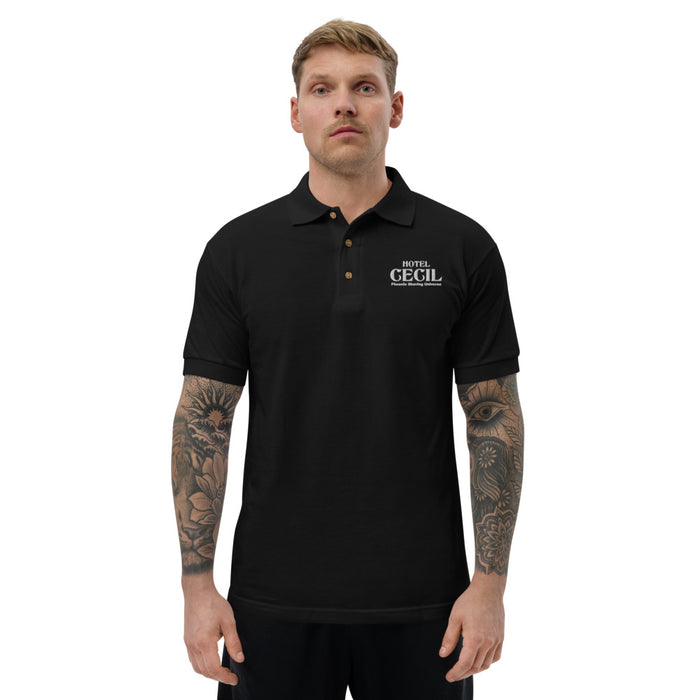 Hotel Cecil Embroidered Polo Shirt | 2 Color Options! - Phoenix Artisan Accoutrements