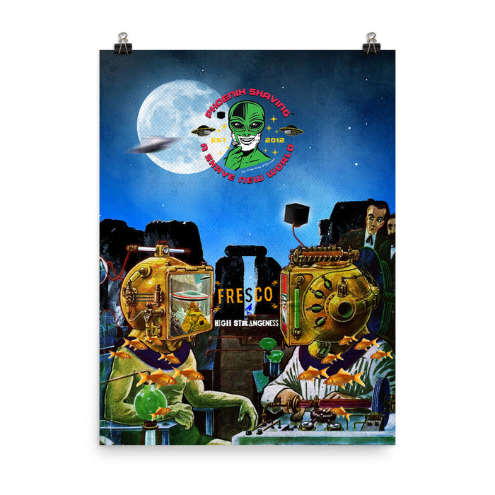 Fresco "High Strangeness" Poster | Available in Multiple Sizes! - Phoenix Artisan Accoutrements