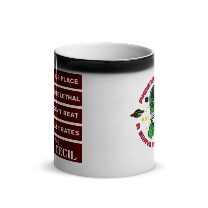 Hotel Cecil Glossy Magic Coffee Mug - Phoenix Artisan Accoutrements