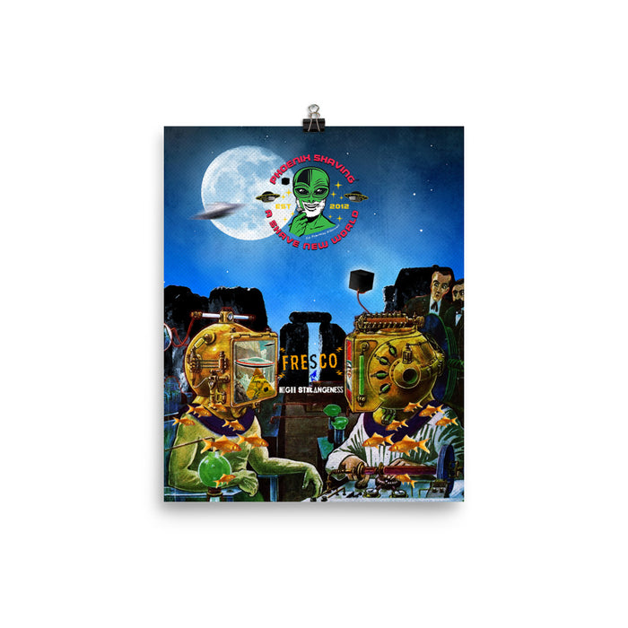 Fresco "High Strangeness" Poster | Available in Multiple Sizes! - Phoenix Artisan Accoutrements