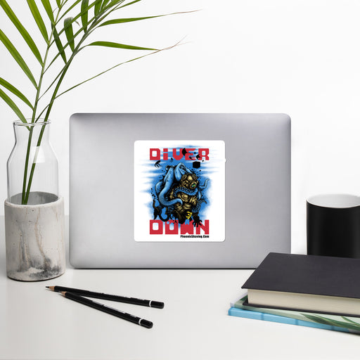 Diver Down Homage to the Original Seaforth Spiced! Vinyl Bubble-Free Stickers | Available in 3 Sizes! - Phoenix Artisan Accoutrements