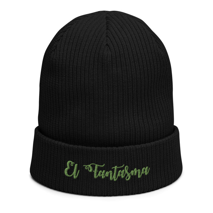 El Fantasma Organic ribbed beanie | Available in Multiple Colors | Embroidered - Phoenix Artisan Accoutrements