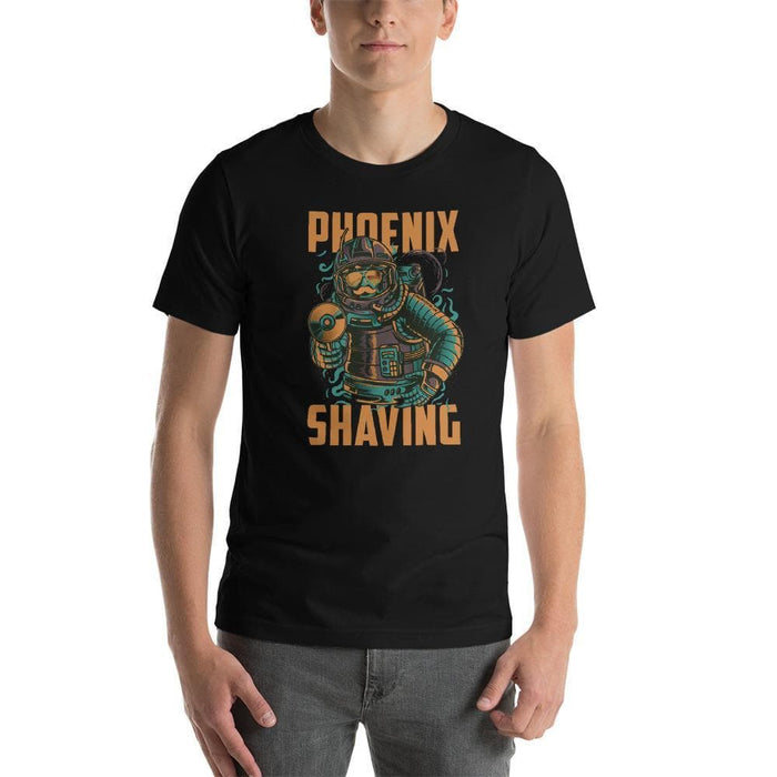 Phoenix Astronaut w/ Green Ray Short-Sleeve Unisex T-Shirt - Phoenix Artisan Accoutrements