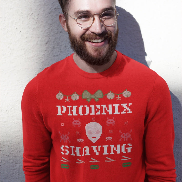 Phoenix Shaving Alien Ugly Sweater Sweatshirt - Phoenix Artisan Accoutrements