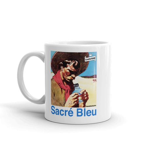 Sacré Bleu Retro Coffee Mug | Available in 2 Sizes! - Phoenix Artisan Accoutrements