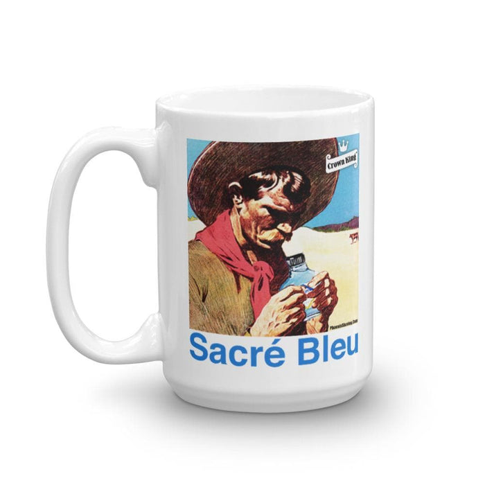 Sacré Bleu Retro Coffee Mug | Available in 2 Sizes! - Phoenix Artisan Accoutrements