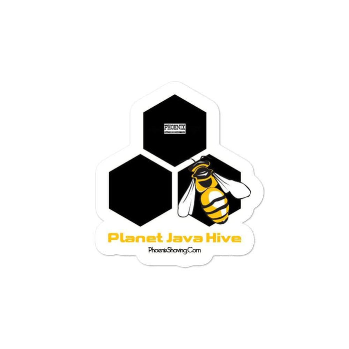 Planet Java Hive Vinyl Sticker | Available in 3 Sizes - Phoenix Artisan Accoutrements