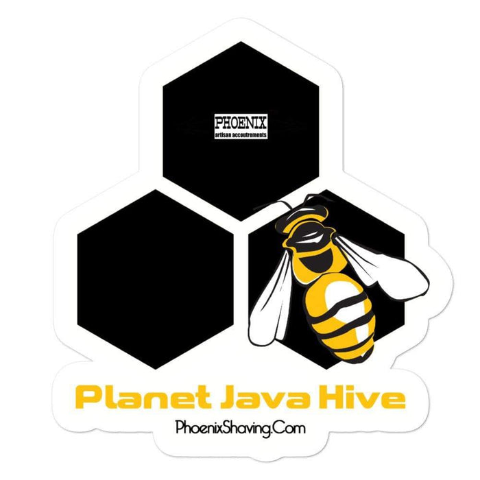 Planet Java Hive Vinyl Sticker | Available in 3 Sizes - Phoenix Artisan Accoutrements