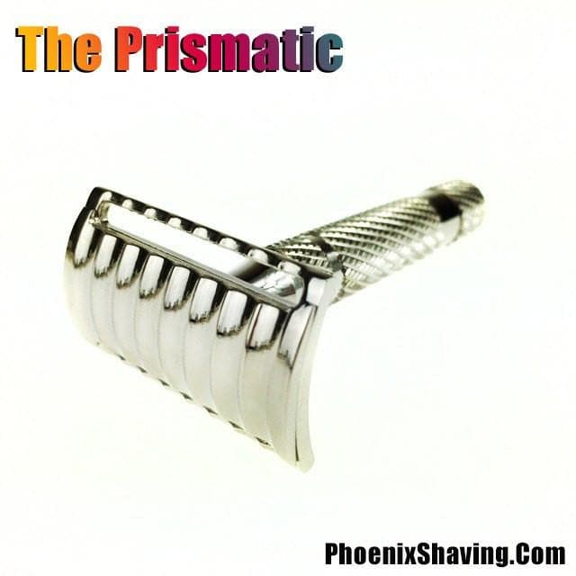 The Phoenix Prismatic Safety Razor - A Modern Take On A Classic - Nickel Plated - Phoenix Artisan Accoutrements