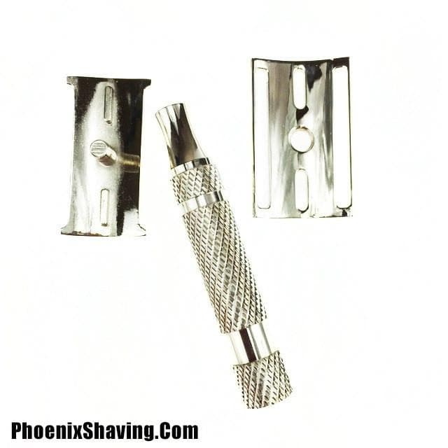 Phoenix Artisan Accoutrements Classic Shaving Razor Alpha Ecliptic Slant  Aluminum Bronze