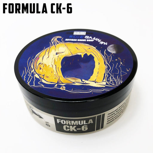Blue Samhain Artisan Shave Soap | Premium CK-6 Formula | 4 oz | Seasonal Scent - Phoenix Artisan Accoutrements