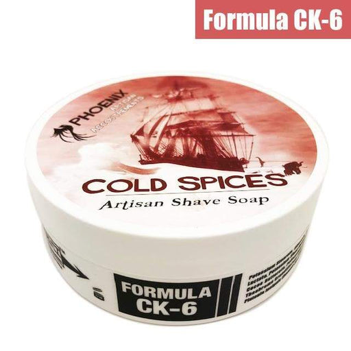 Cold Spices Artisan Shaving Soap | Ultra Premium CK-6 Formula | Lightly Mentholated | Homage to Old Spice Original Shulton's Formula - Phoenix Artisan Accoutrements