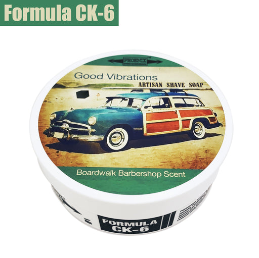 Good Vibrations Artisan Shaving Soap | Ultra Premium CK-6 Formula - Phoenix Artisan Accoutrements