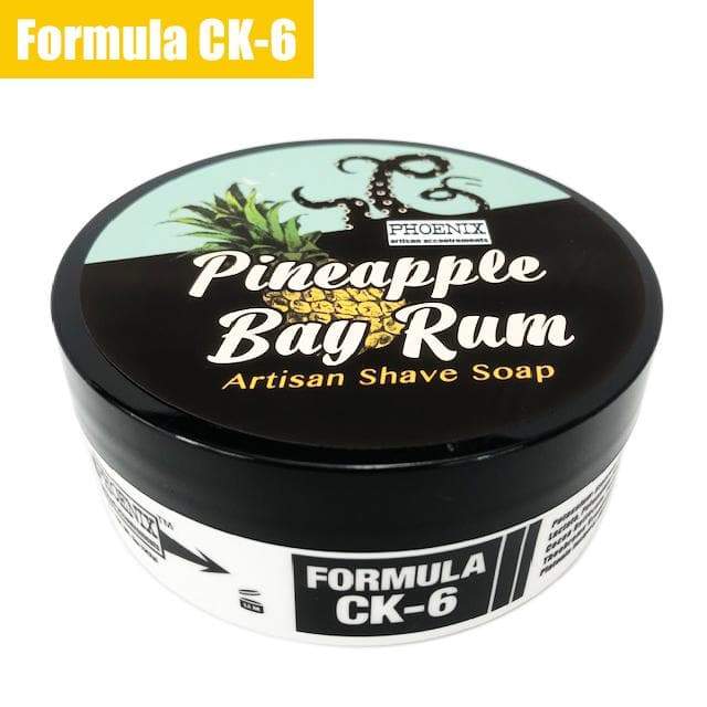 Pineapple Bay Rum Artisan Shaving Soap - Zero Clove! | Ultra Premium Formula CK-6 - Phoenix Artisan Accoutrements