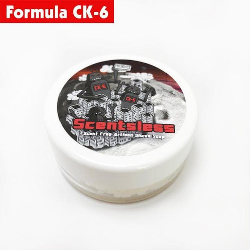 Scentsless Scent Free Artisan Shave Soap | Ultra Premium CK6 Formula | Sample Size - Phoenix Artisan Accoutrements