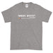 SoCal Wet Shavers Collective Short Sleeve T-Shirt | SoCal Logo on Reverse Side - Phoenix Artisan Accoutrements