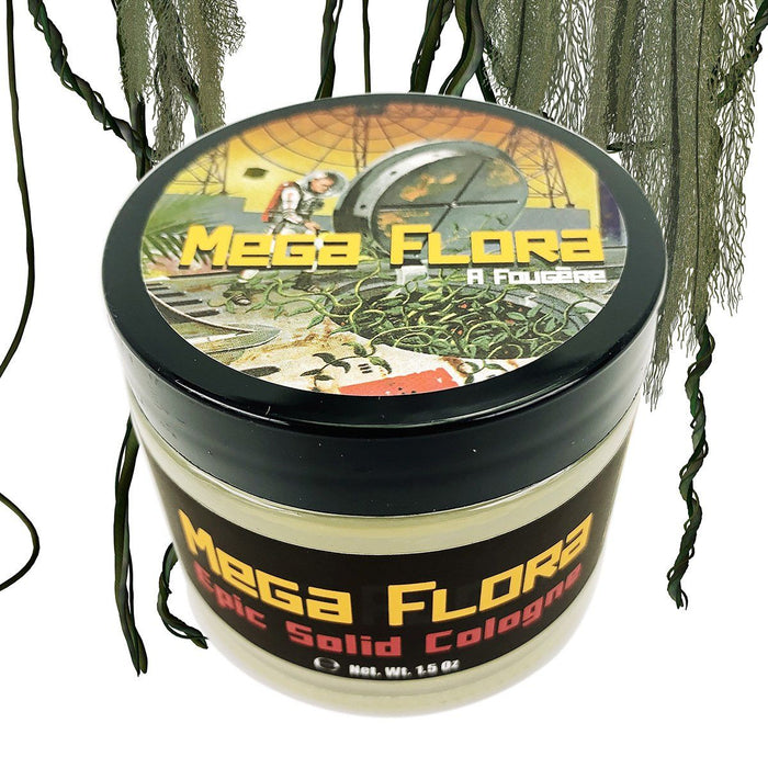 Mega Flora Solid Cologne | Contains Prickly Pear Oil | Green, Serene & Smooth - Phoenix Artisan Accoutrements