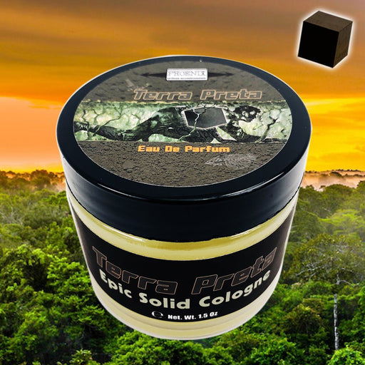 Terra Preta Solid Cologne | Contains Prickly Pear Oil | The Scent of Fresh, Dark, Earthy Soil - Phoenix Artisan Accoutrements