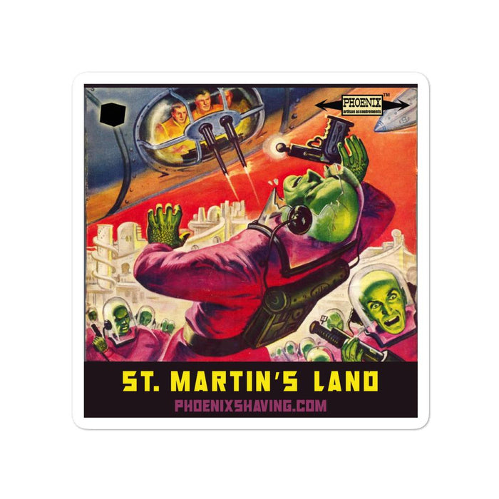 St. Martin's Land Vinyl Bubble-Free Stickers | Available in 3 Sizes! - Phoenix Artisan Accoutrements