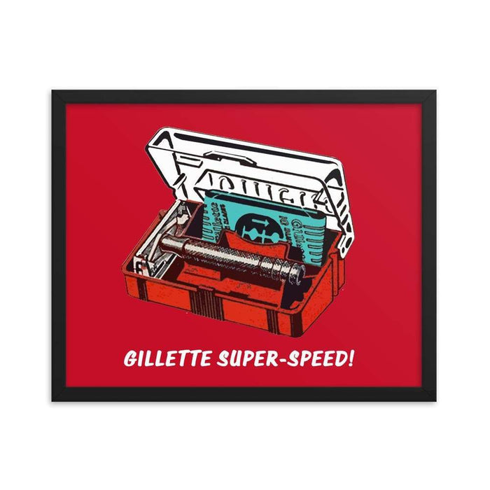 Super Speed Framed Print - Phoenix Artisan Accoutrements