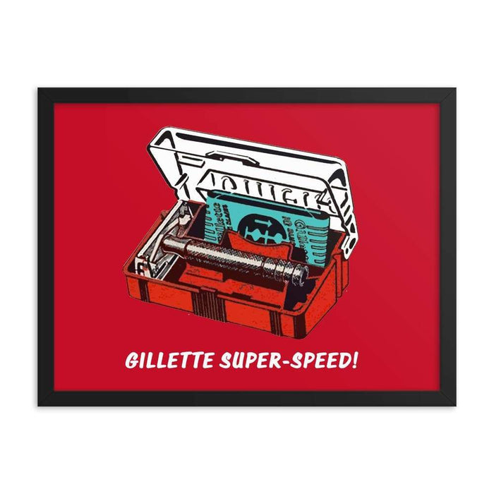 Super Speed Framed Print - Phoenix Artisan Accoutrements