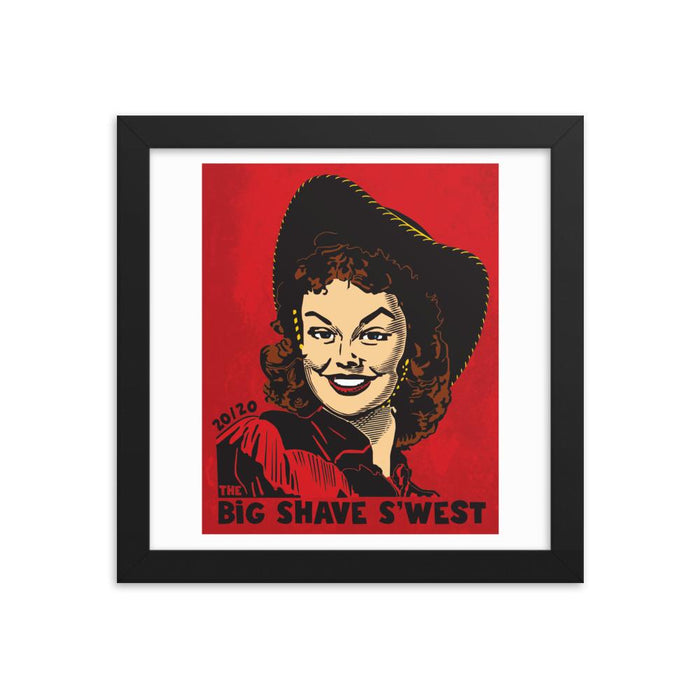 The Official Big Shave S'west 20/20 Framed Print - Phoenix Artisan Accoutrements