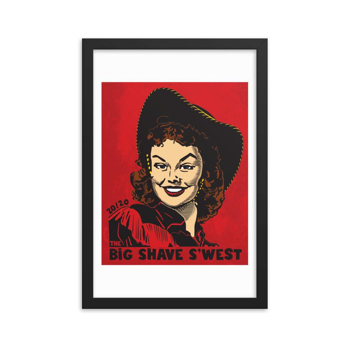 The Official Big Shave S'west 20/20 Framed Print - Phoenix Artisan Accoutrements