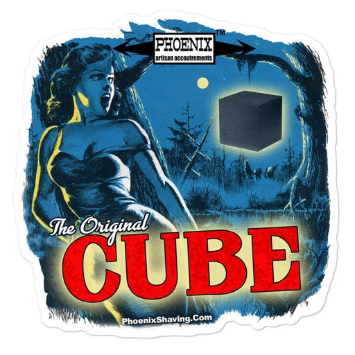 The Original CUBE Vinyl Sticker | Available in 3 Sizes! - Phoenix Artisan Accoutrements