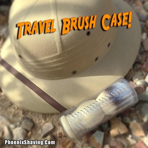 Durable Plastic Travel Brush Case | Small/Medium - Phoenix Artisan Accoutrements