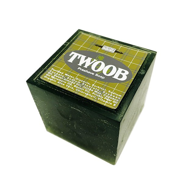 TWOOB CUBE 2.0 Preshave Soap | Contains Chlorophyll, Prickly Pear, Jojoba Oil, Sweet Almond Oil, Aloe & More! | A Seasonal Classic Homage! - Phoenix Artisan Accoutrements