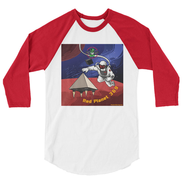 Red Planet 369 3/4 sleeve raglan shirt baseball shirt | Available in Multiple Colors! - Phoenix Artisan Accoutrements