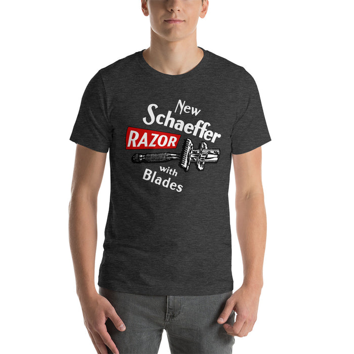 Vintage Schaeffer Razor Short-Sleeve Unisex T-Shirt | Available in Multiple Colors! - Phoenix Artisan Accoutrements