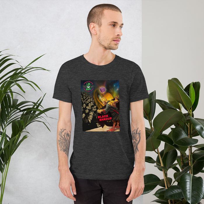 Black Shroud (in 3D) Short-Sleeve Unisex T-Shirt | Available in Multiple Colors! - Phoenix Artisan Accoutrements
