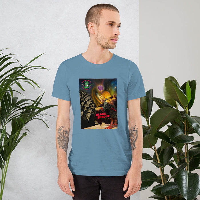 Black Shroud (in 3D) Short-Sleeve Unisex T-Shirt | Available in Multiple Colors! - Phoenix Artisan Accoutrements