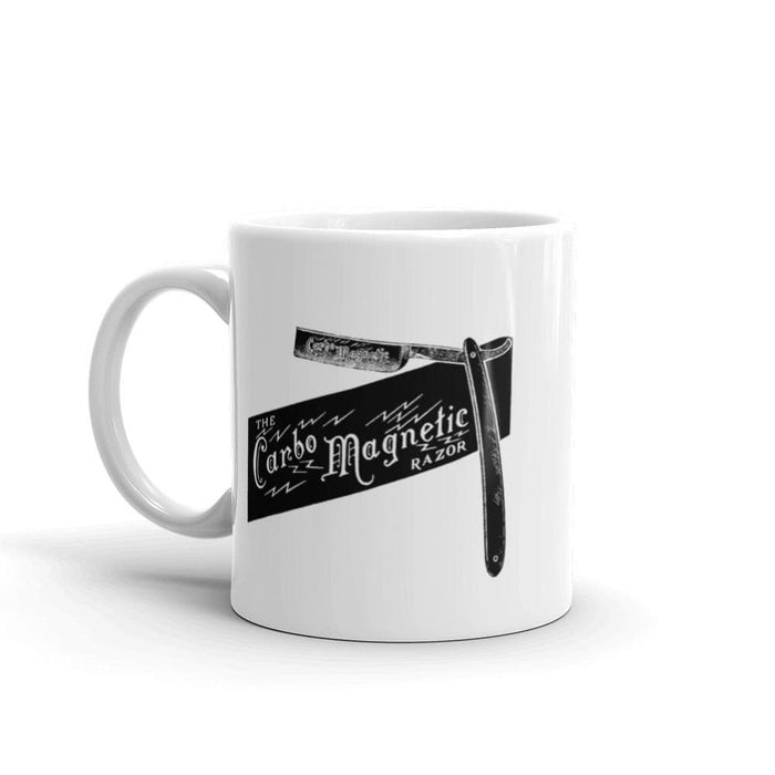 Vintage Carbo Magnetic Straight Razor Coffee Mug | Available in 2 Sizes! - Phoenix Artisan Accoutrements