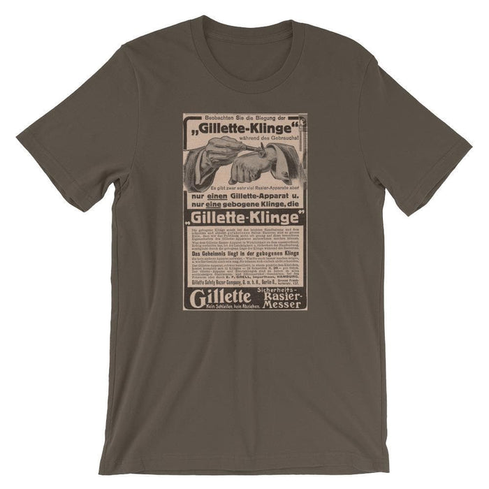 Vintage German Advert Short-Sleeve Unisex T-Shirt - Phoenix Artisan Accoutrements